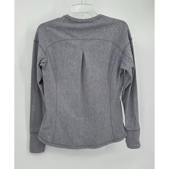 LULULEMON t shirt tee swiftly long sleeve thumb hole gym workout sports gray 14 - Picture 5 of 6